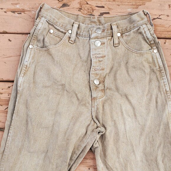 Khaki Wrangler Jeans - Size 28/29 - Picture 1 of 11